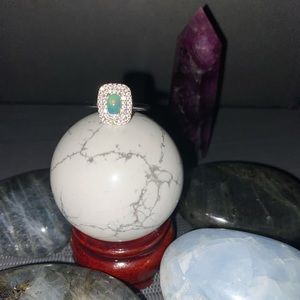 💚Fire Genuine White Opal🖤